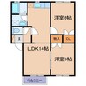 トランキル金光A・B 2LDKの間取り