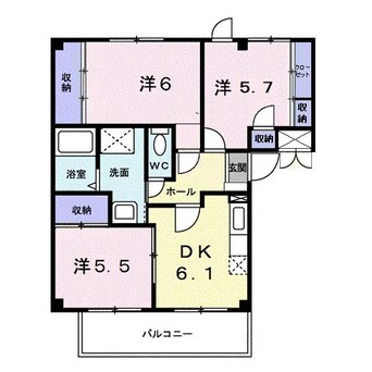 間取図 ミノリハイツ