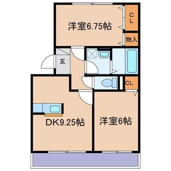 間取図 メルベーユ