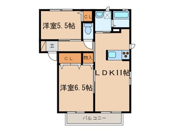 間取図 グリーンパークNishina