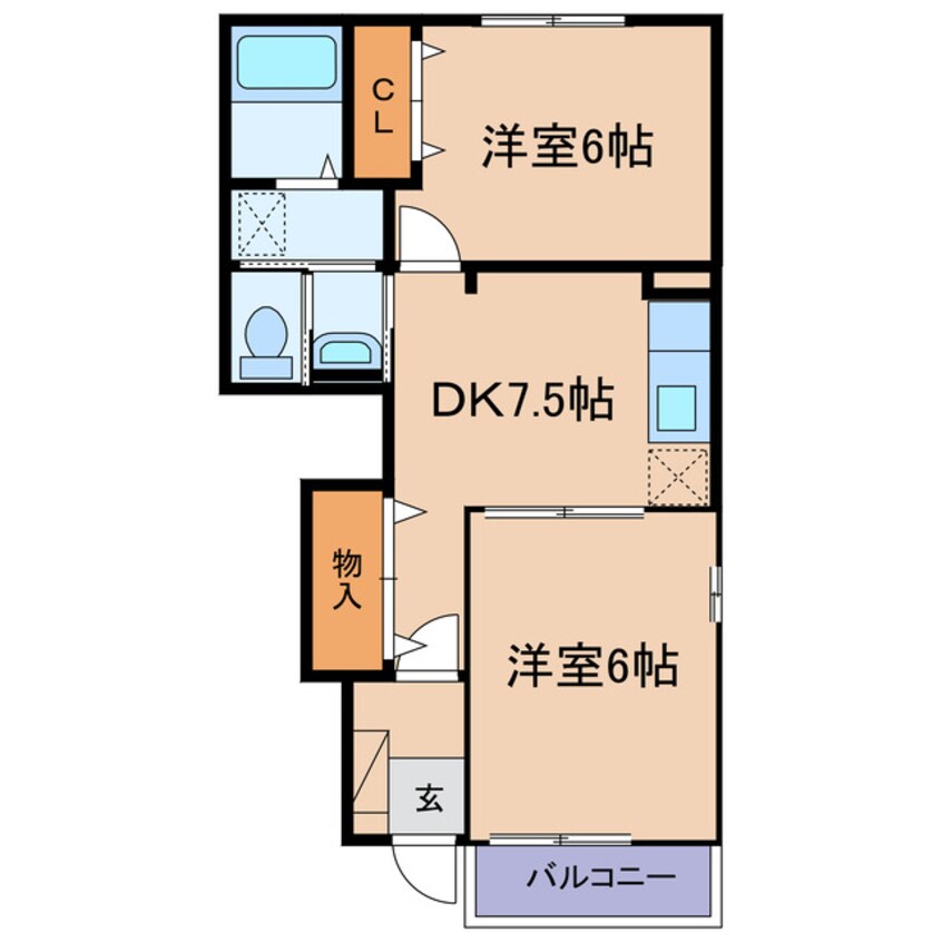 間取図 サン　ナリィシュ