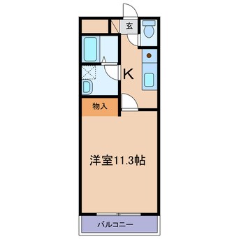間取図 リバパレス