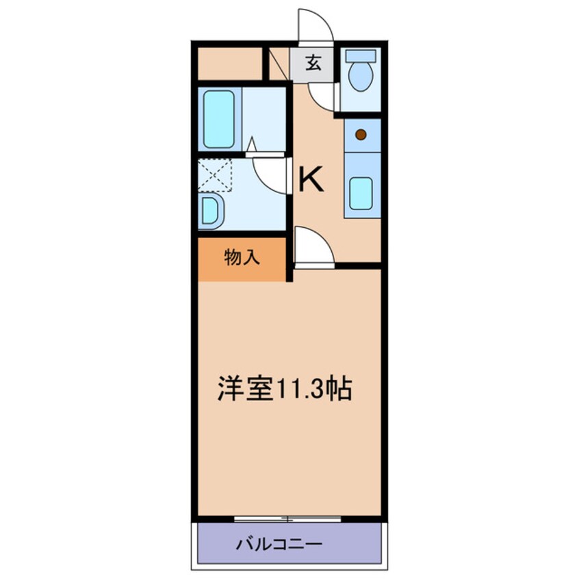 間取図 リバパレス