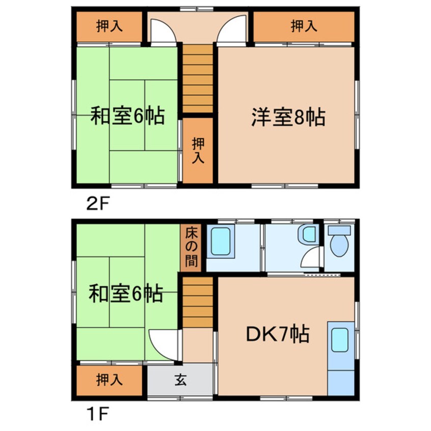 間取図 上野駅前貸家