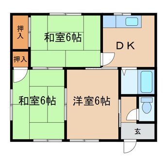 間取図 瀧澤借家