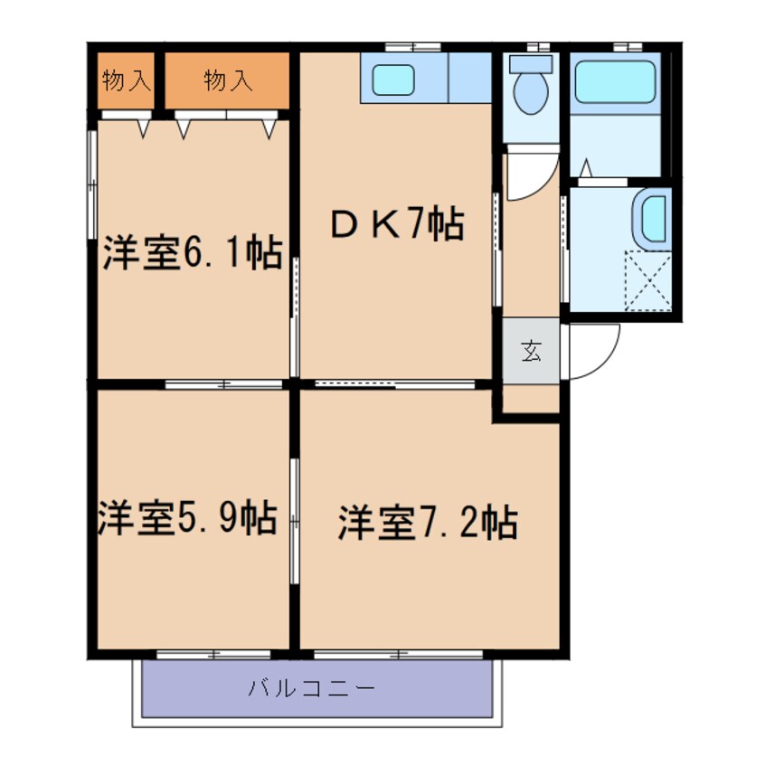 間取図 エル・シャポー