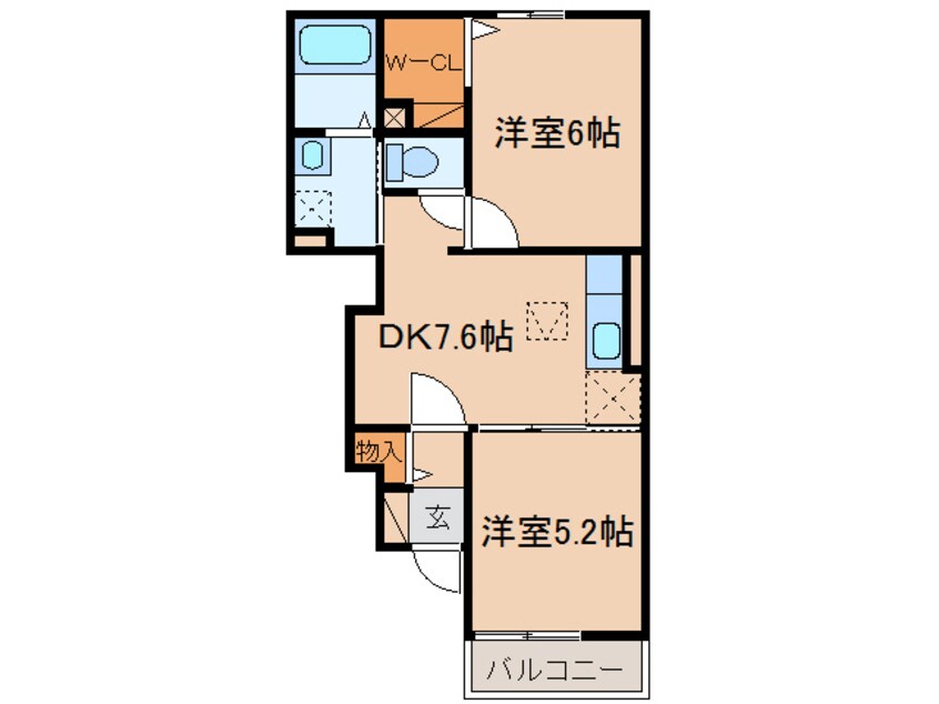 間取図 ポポラーレ・デ・レオン