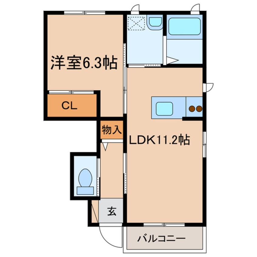 間取図 ハーレー