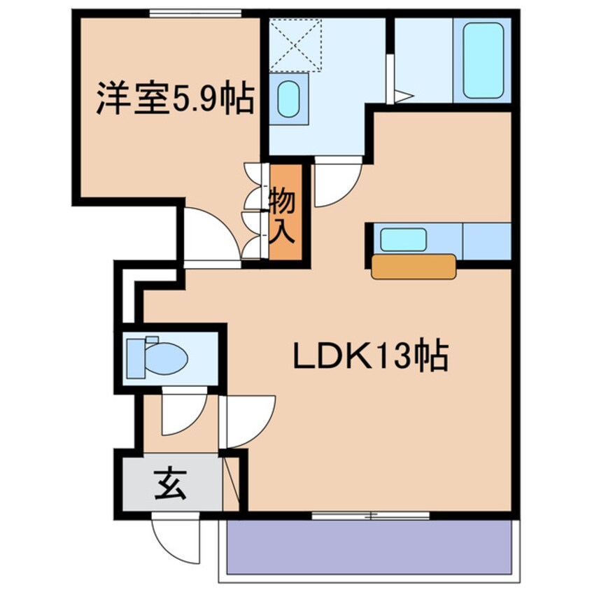 間取図 アズーリ