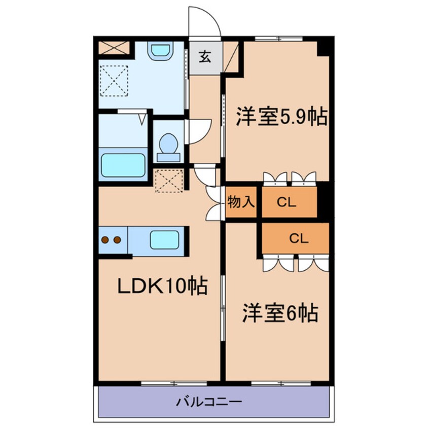 間取図 アバンサール