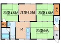 田辺アパートの間取図