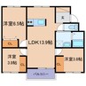 サバーブテラス黒崎新町 3LDKの間取り