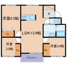 サバーブテラス黒崎新町 3LDKの間取り