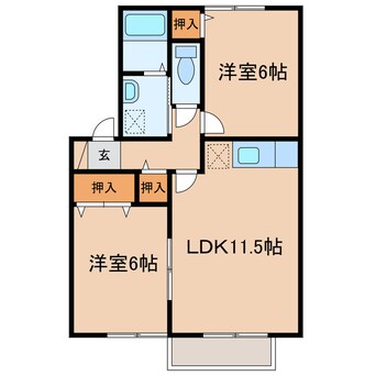 間取図 エフロレンス山陽C