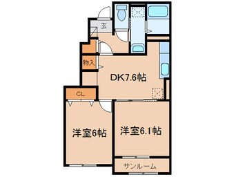 間取図 エスポワール　アムール