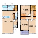 泰山WESTの間取図