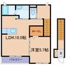 フィオーレ 1LDKの間取り