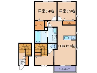 間取図 テラスコート船穂B