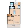 シェルト 1LDKの間取り