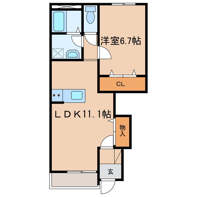間取り図 ベル　フルール