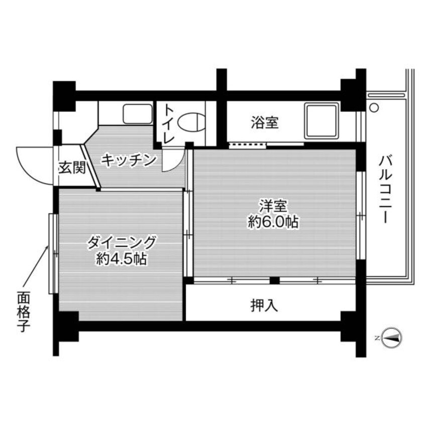 間取図 ビレッジハウス上成