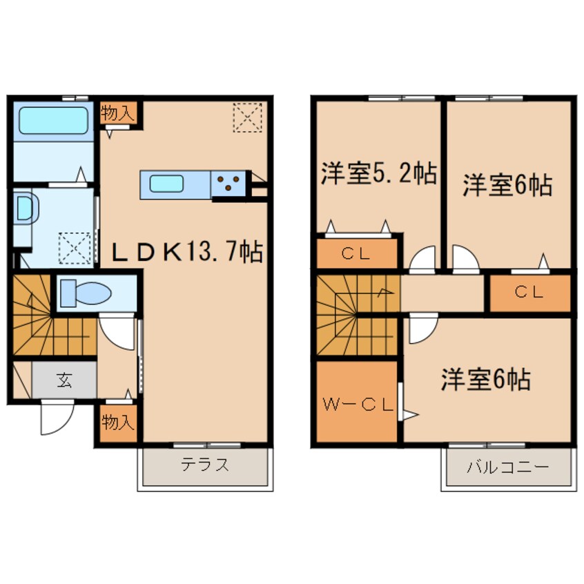 間取図 サンハートピアA