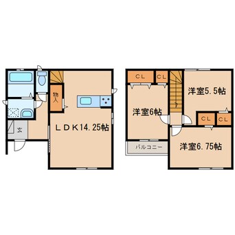 間取図 ロジュマンKⅢ