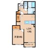 エテルナ　ナリッシュ　Ⅰ 1LDKの間取り