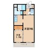 山善マンション 1LDKの間取り