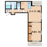 グランディオーズＴＯＫＩ　Ⅲ 1LDKの間取り