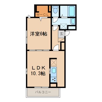 間取図 グランディオーズＴＯＫＩ　Ⅲ