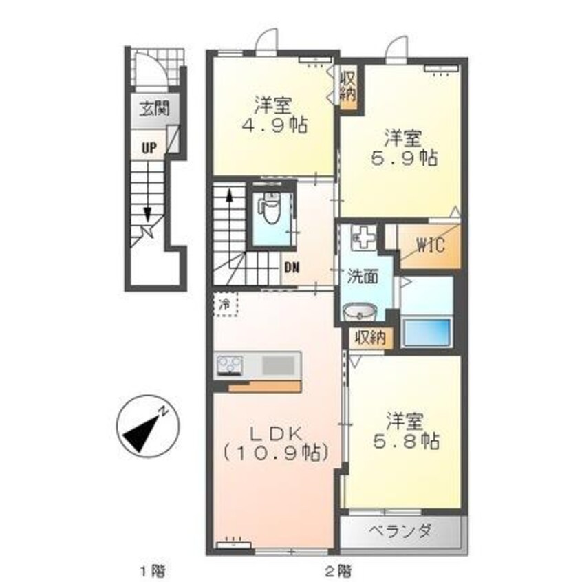 間取図 ウィスタリア
