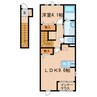 ショコラーデ 1LDKの間取り