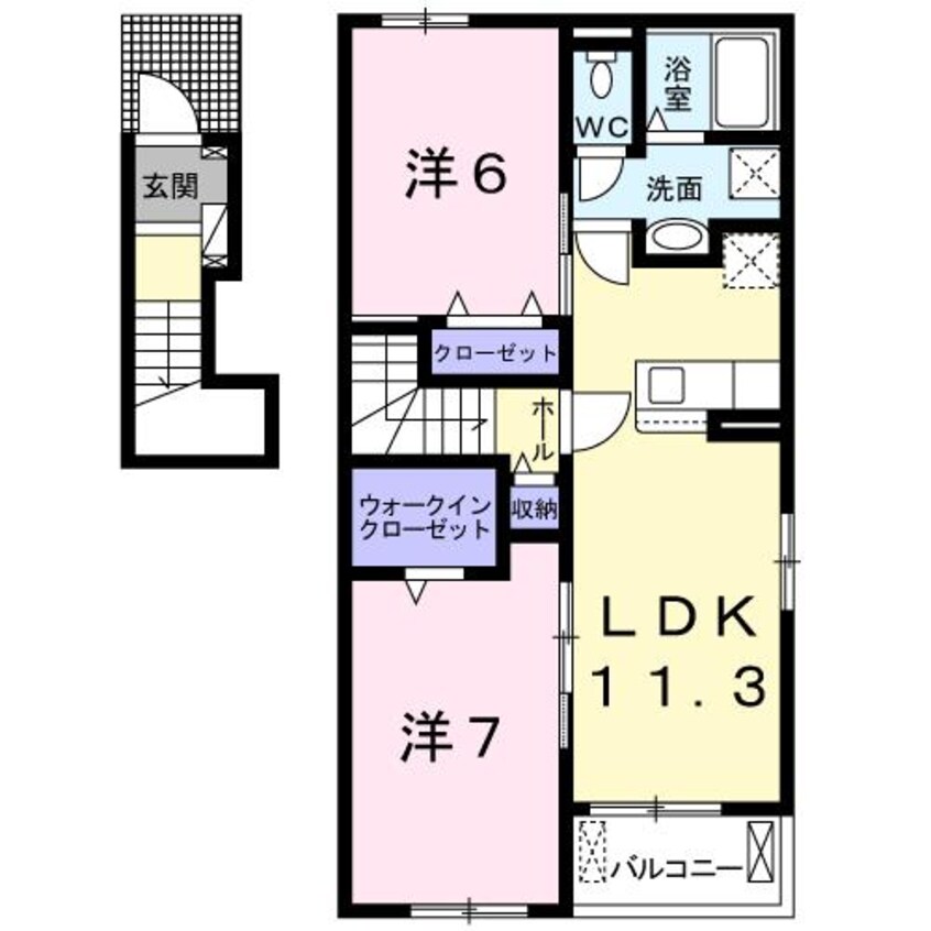 間取図 グランデ　クォーレ