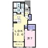 グランデ　クォーレ 1LDKの間取り