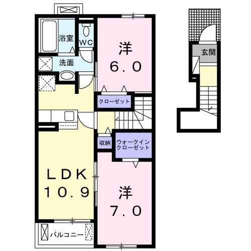 間取り図 ベニアージュC・D