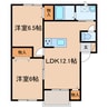 ファヴィリータC 2LDKの間取り
