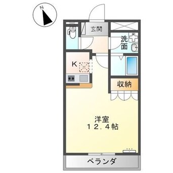 間取図 コンチェルト笠岡D