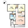 アザレア 2LDKの間取り