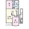 カミヒコウキ 2LDKの間取り