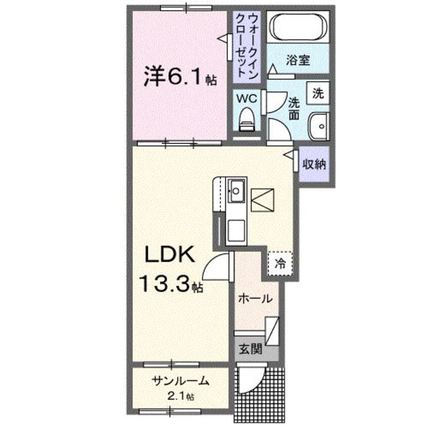 間取図 コモドカーサⅢ