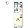 ガーデン 1Kの間取り