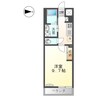 ガーデン 1Kの間取り