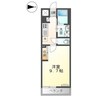 ガーデン 1Kの間取り