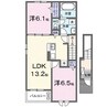 ベル・クールⅡ 2LDKの間取り