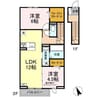エール 2LDKの間取り