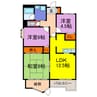 サンワプラザ福崎Ⅲ 3LDKの間取り