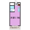 サンワプラザ福崎Ⅰ 1Rの間取り