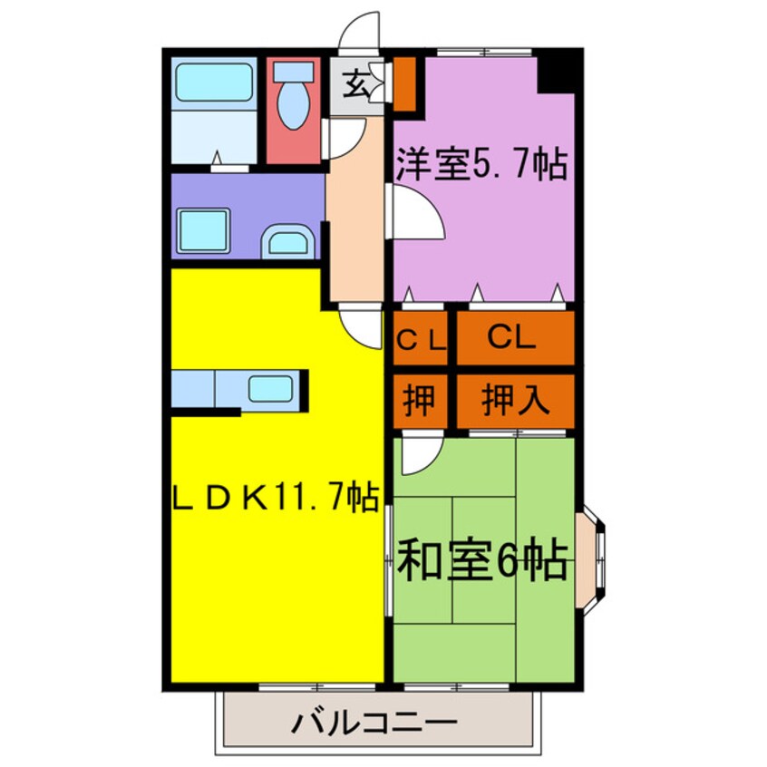 間取図 イーストハウス