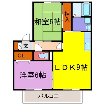 間取図 ファミールコートK